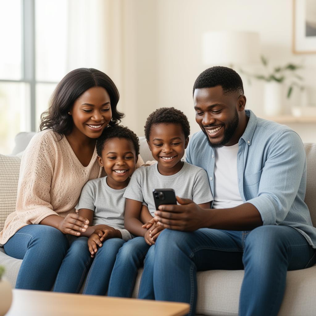 Nigerian family using Doctolara
